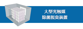 大型光触媒除菌（ウイルス、菌、カビ）脱臭装置