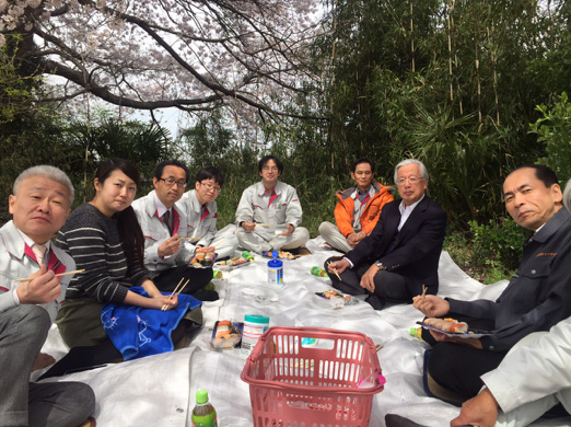 お花見ランチ