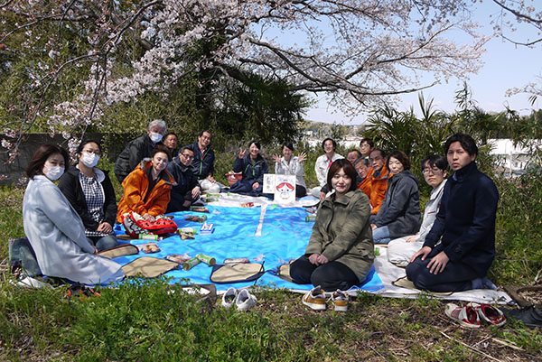 ４月恒例のお花見