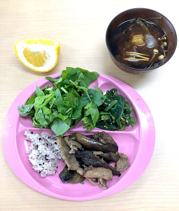 茄子と豚肉の炒め物