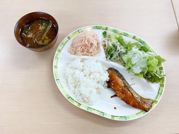 7月14日鮭の照り焼き