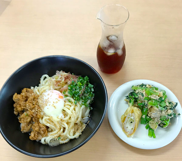 7月29日冷やしうどん