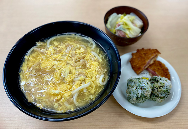 12月7日 卵あんかけうどん