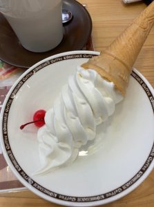 コメダ珈琲のソフトクリーム