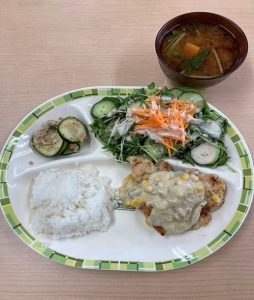 6月2回目社食：鶏むね肉のソテー